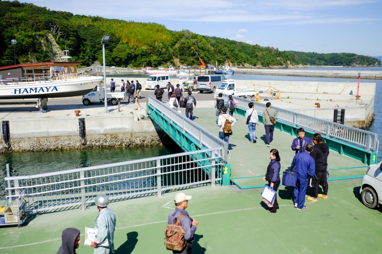 仁斗田で下船｜猫島で有名な「田代島」と潮美荘がある「網地島」を巡る離島の旅